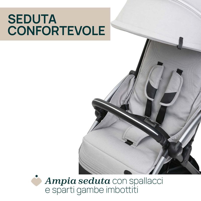 Chicco-Passeggino-4-Ruote-Goody-Xplus-Pearl-Grey