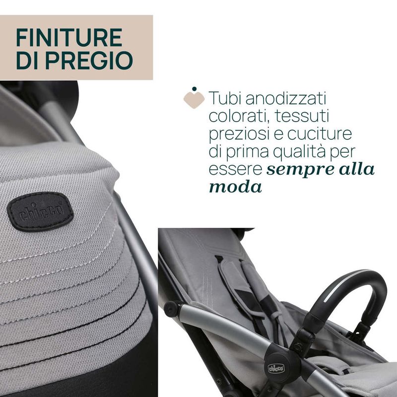 Chicco-Passeggino-4-Ruote-Goody-Xplus-Pearl-Grey