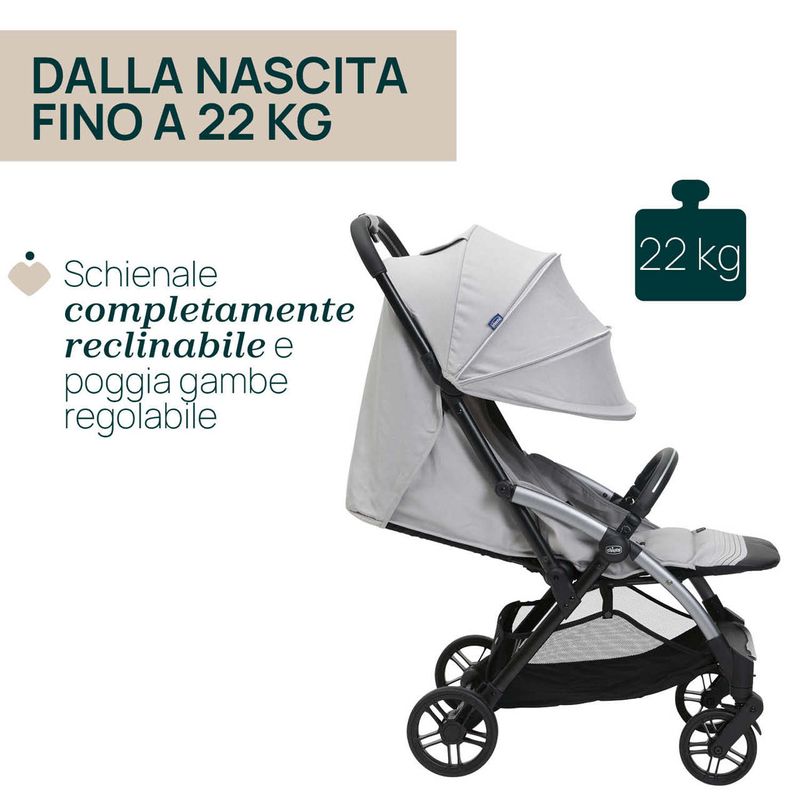 Chicco-Passeggino-4-Ruote-Goody-Xplus-Pearl-Grey