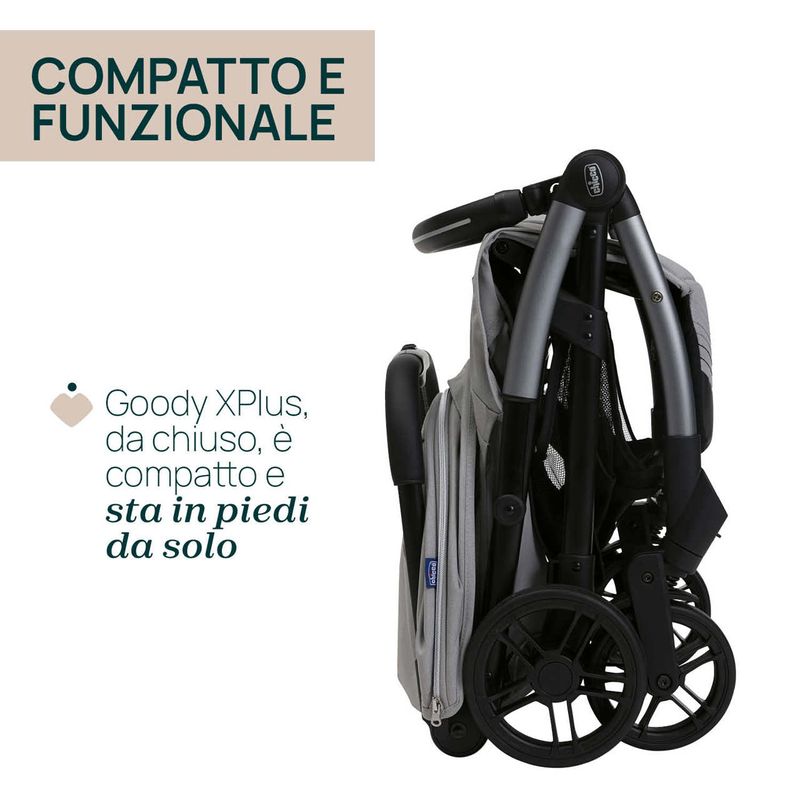 Chicco-Passeggino-4-Ruote-Goody-Xplus-Pearl-Grey
