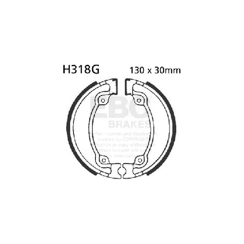 EBC-H318G-Ganasce-Honda-Xl-600-83-90-
