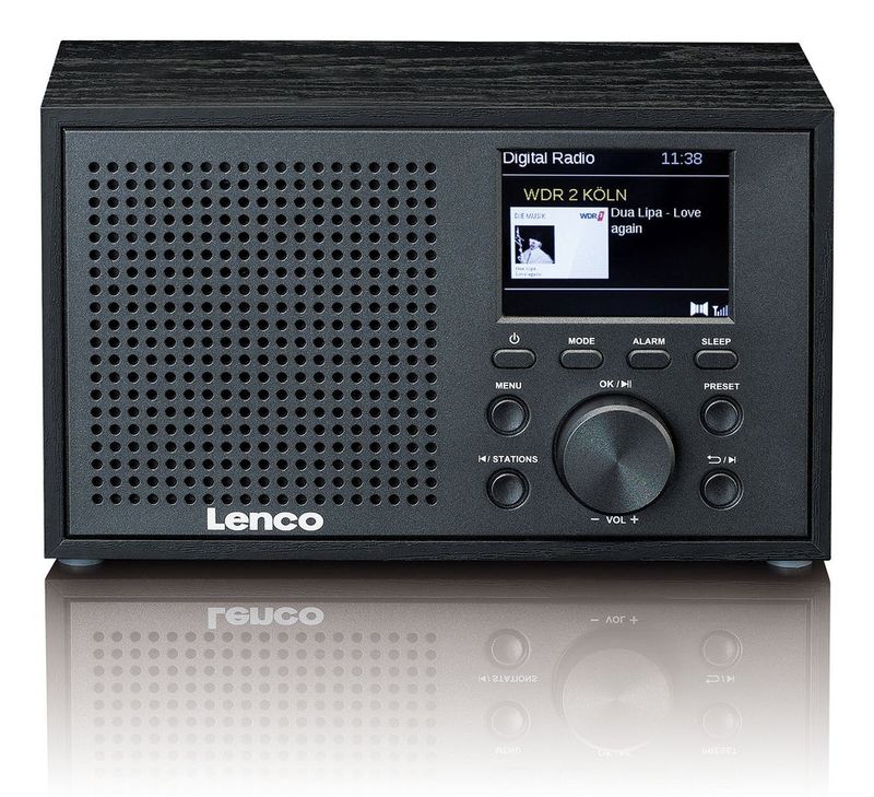 Lenco-DAR-017BK-Radio-Compatta-DAB-con-Bluetooth-5.0-Nero