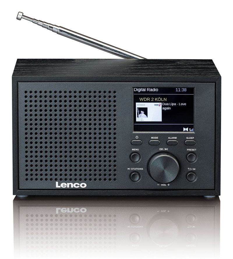 Lenco-DAR-017BK-Radio-Compatta-DAB-con-Bluetooth-5.0-Nero