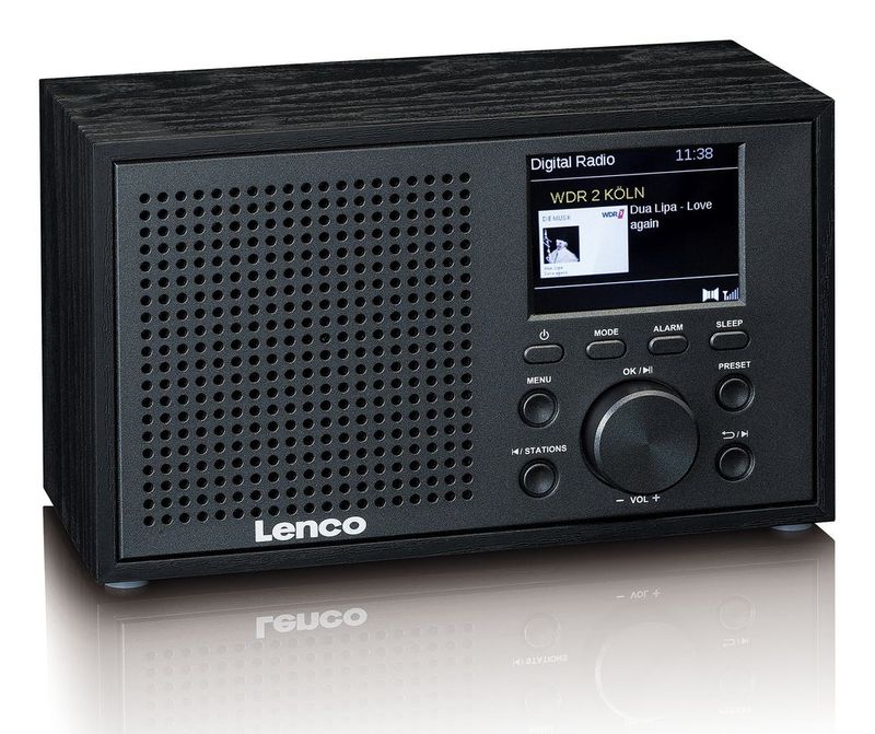 Lenco-DAR-017BK-Radio-Compatta-DAB-con-Bluetooth-5.0-Nero