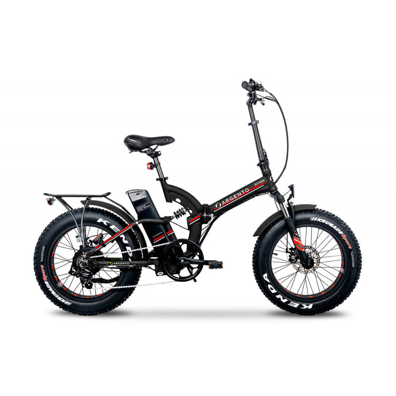 Argento-Foldable-E-bike-BiMax-Rossa-Biammortizzata