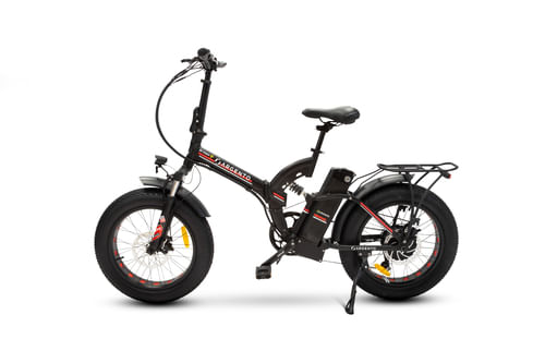 Argento-Foldable-E-bike-BiMax-Rossa-Biammortizzata