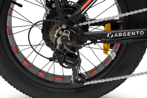 Argento-Foldable-E-bike-BiMax-Rossa-Biammortizzata