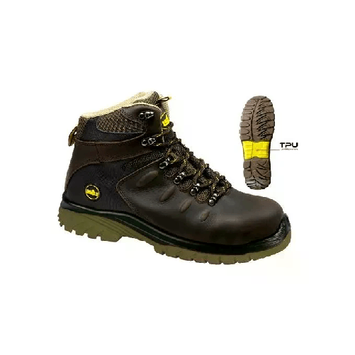 Issaline-Calzature-Da-Lavoro-Alte-40-Falcon-Marrone-Scuro