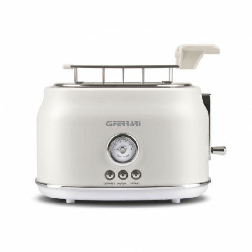 G3 ferrari artista tostapane 2 fette 685w crema con funzione riscalda e scongelamento