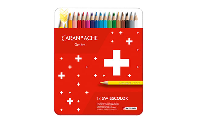 Caran-d-Ache-Confezione-18-Swisscolor-Matite-Acquarell