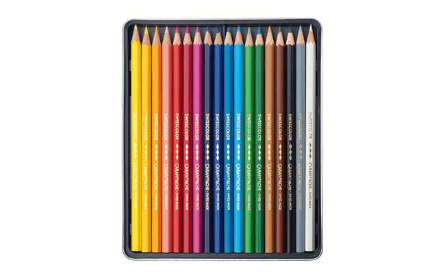 Caran-d-Ache-Confezione-18-Swisscolor-Matite-Acquarell