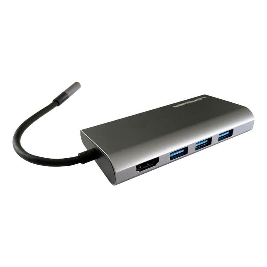 LC-Power LC-HUB-C-MULTI-5 replicatore di porte e docking station per laptop Cablato USB 3.2 Gen 1 (3.1 Gen 1) Type