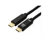 ROLINE/VALUE              Cavo Usb 2.0 C-C 1Mt M/M Bk Contatti Dorati Value Pd 20V/5A