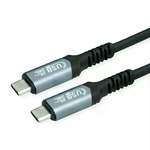 ROLINE/VALUE              Cavo Usb 4 C-C 2Mt M/M Bk 240W Contatti Dorati Pd 48V/5A 20Gbit/S