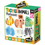 HEADU Tactile Animals Montessori. Incastra; Componi; Tocca e Impara!