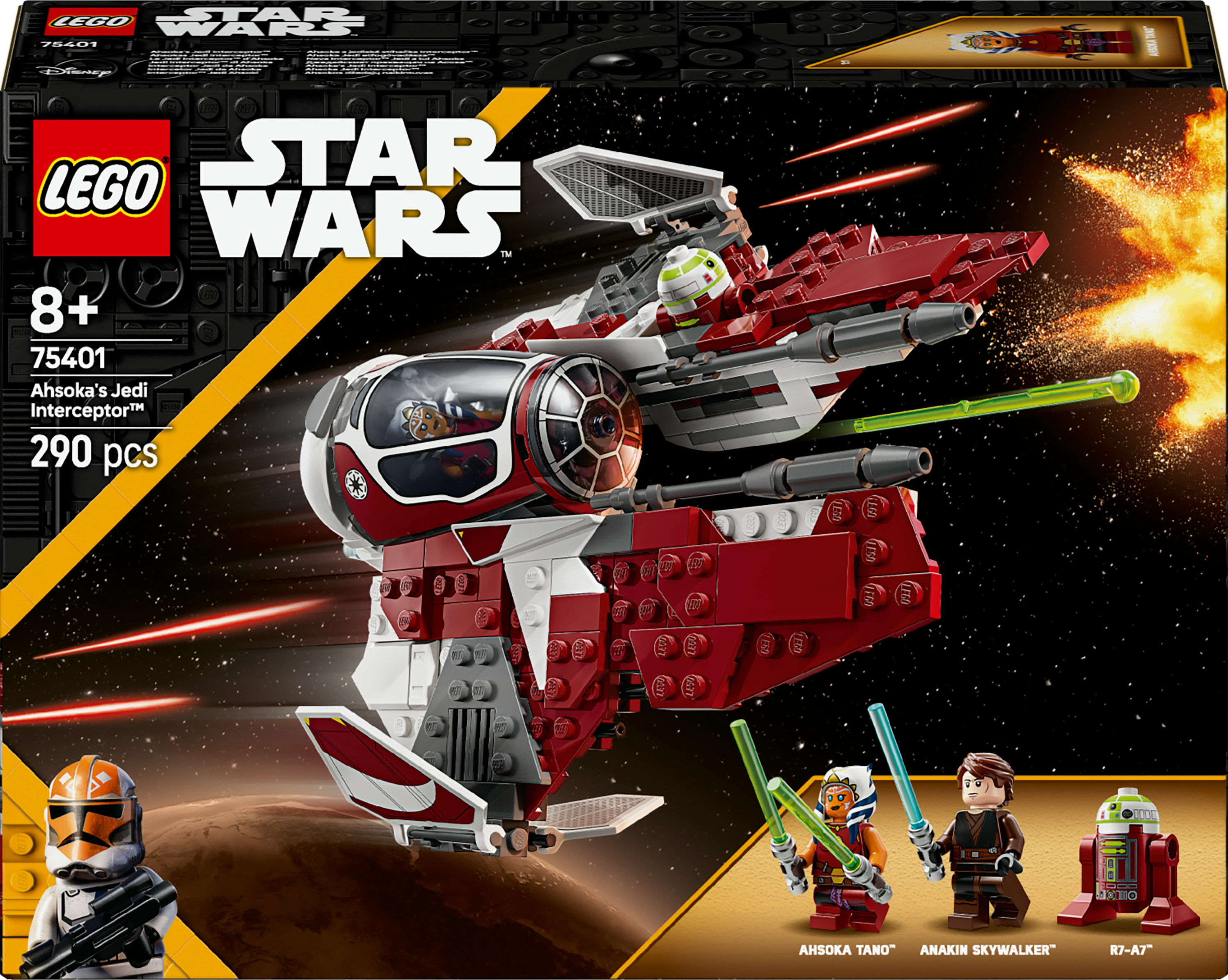 LEGO Star Wars Jedi Interceptor di Ahsoka 75401