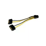 StarTech.com Adattatore cavo di alimentazione SATA a scheda video PCI Express 6 pin da 15 cm