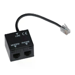 Atlantis Land A01-AF2 Splitter ADSL divisore di rete Nero