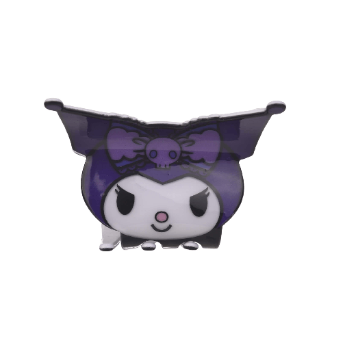 Polyflame Pinza ottagonale clip per capelli Kuromi Sanrio