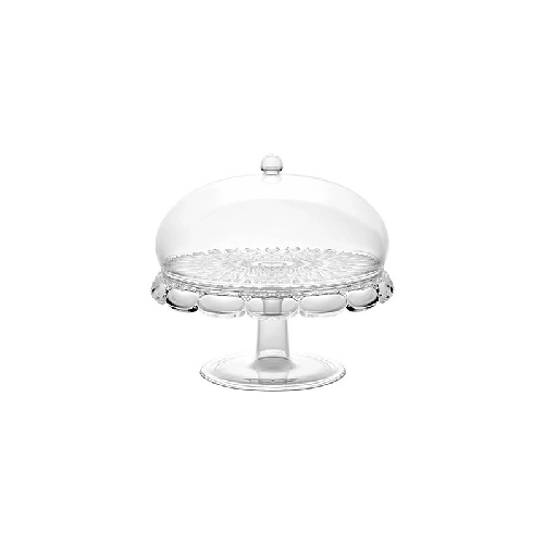 GUZZINI ALZATA TORTA con CAMPANA Vanity 30cm Trasparente