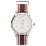 Timex Orologio al quarzo WHITNEY VILLAGE quadrante in acciaio 35 MM case colore acciaio