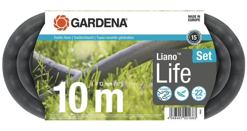 Gardena-Tubo-in-Tessuto-Liano-Life-1-2--10mt-Set-Promotion