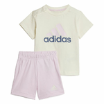 Adidas Completo Sportivo per Neonati Adidas Conjunto adidas Bl Cotton Set Infantil Rosa Lavanda