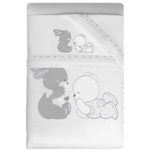 Palla Pallina Piumino sfoderabile + Set lenzuola 3pz per Carrozzina Sempre amici Palla Pallina