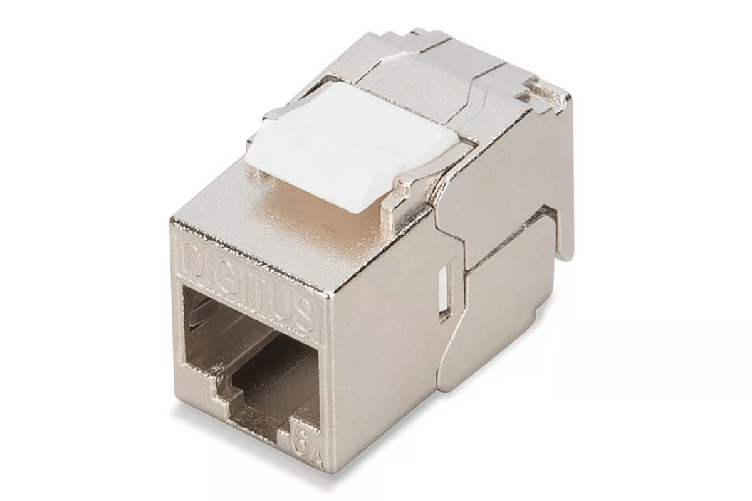 Digitus Modulo Keystone Corpo Compatto Cat 6A Schermato Connessione Di Montaggio Senza Attrezzi