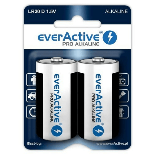 EverActive Batterie EverActive LR20 1,5 V (2 Unità)