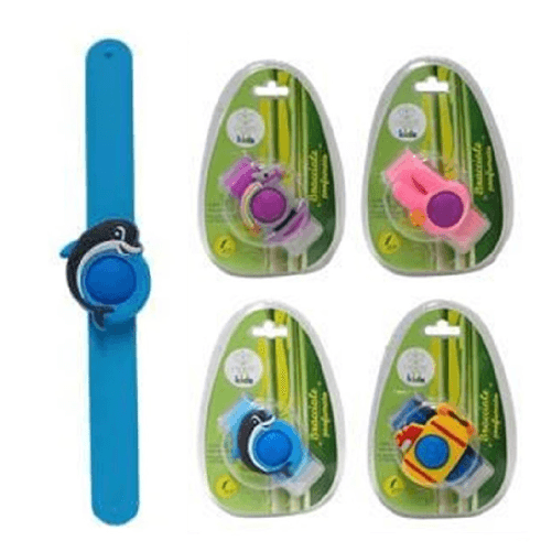 TrAdE Shop Traesio  Bracciale Con 2 Ricambi Profumati Alla Citronella Per Bambini Repellente Insetti 639665a -