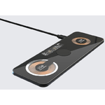DUDUU Stand 3in1 15w comp.magsafe vetro duduu alluminio grigio surf mat - XSF-001