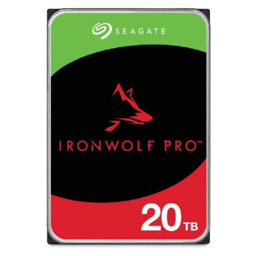 SEAGATE  Hd seagate sata3 ironwolf pro 20tb 3.5 7200 rpm 256mb cache 24x7 - nas hdd - st20000nt001 - gar