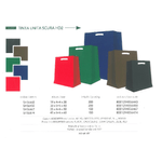 Senza marca SHOPPER PLASTICA PEHD 60my FLORIO 35x6+6x50 TINTA UNITA SCURA (150PZ)