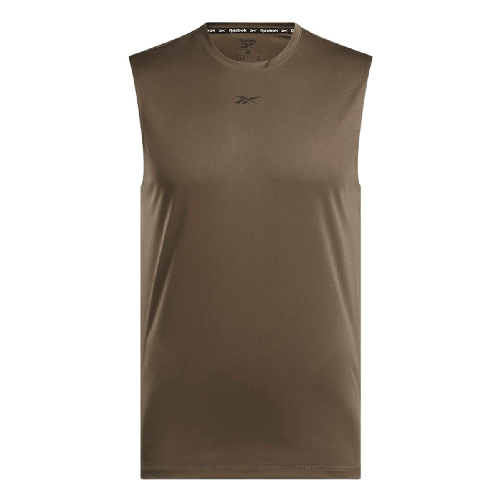 Reebok Maglia Smanicata da Uomo Reebok Id Train Slvls Tech Marrone