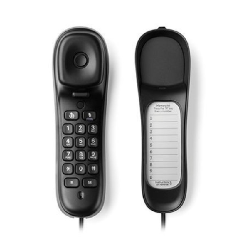 Motorola ct50 telefono fisso nero con cavo - memorie veloci
