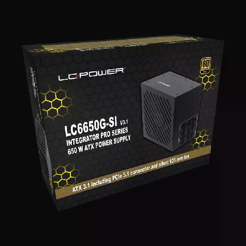 LC POWER Power SupplyLC-Power Integrator Pro Serie LC6650G-SI V3.1 650W