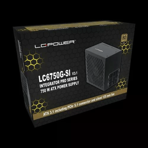LC POWER Power SupplyLC-Power Integrator Pro Serie LC6750G-SI V3.1 750W