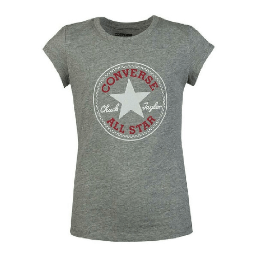 Converse Maglia a Maniche Corte per Bambini Converse 468992 042 Grigio