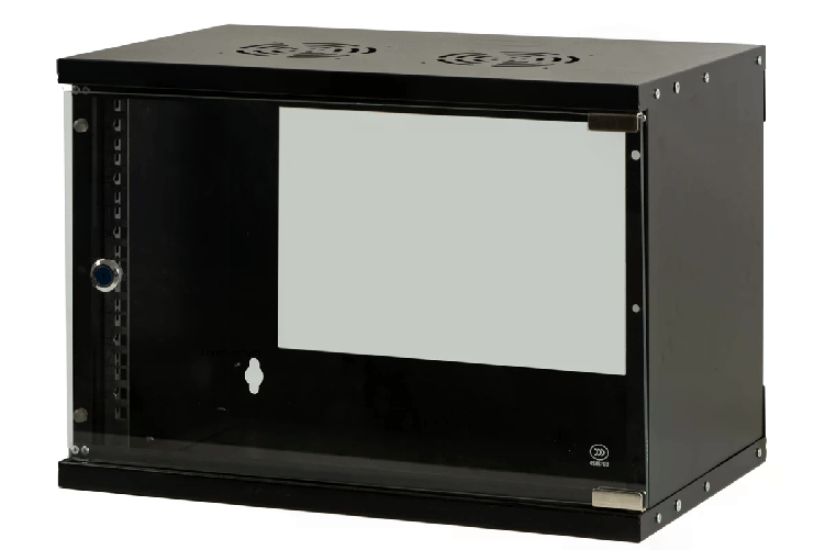 LINK Armadio Rack 19 6 Unita' (A)350 X (L)500 X (P)320 Nero