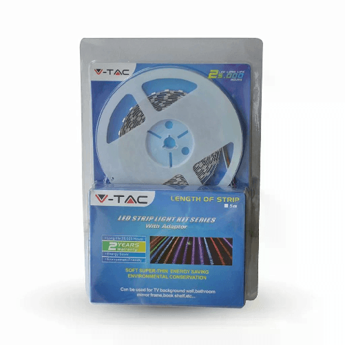V-TAC Kit Strip LED SMD5050 30 LED/m RGB IP20 (212124+3238+3625)