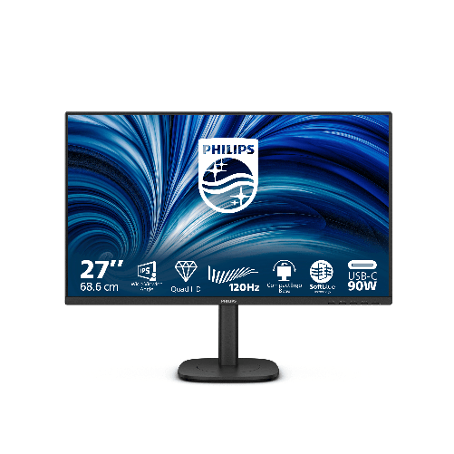 Philips 3000 series 27B2U3601/00 Monitor PC 68,6 cm (27") 2560 x 1440 Pixel Quad HD LCD Nero