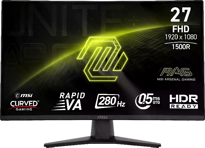 Msi Monitor Gaming Curvo 27 Led Va Fhd 16:9 1Ms 280Hz Dp/Hdmi