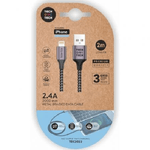 Cavo TechOneTech USB-A maschio a Lightning maschio da 2 m - rivestito in nylon intrecciato