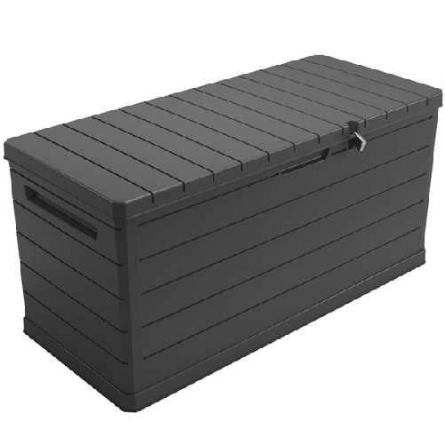 Box Keter da giardino grigio in resina