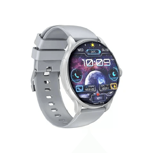 XO  Smartwatch XO J11 con schermo rotondo HD da 206 - Assistente vocale - Controllo musicale