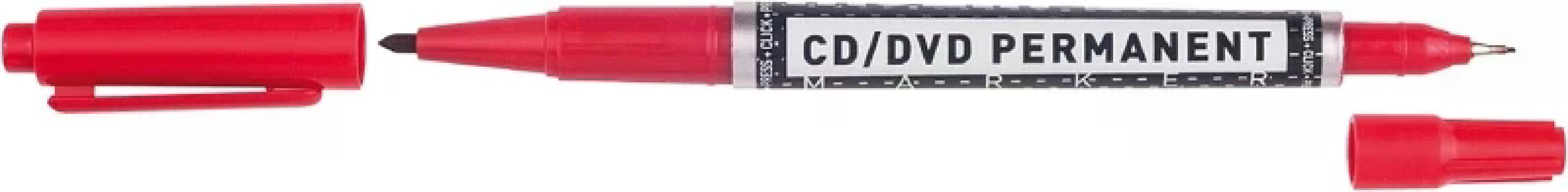 Molin  Pennarello indelebile Molin per CD DVD - Doppia punta 04 e 1 mm