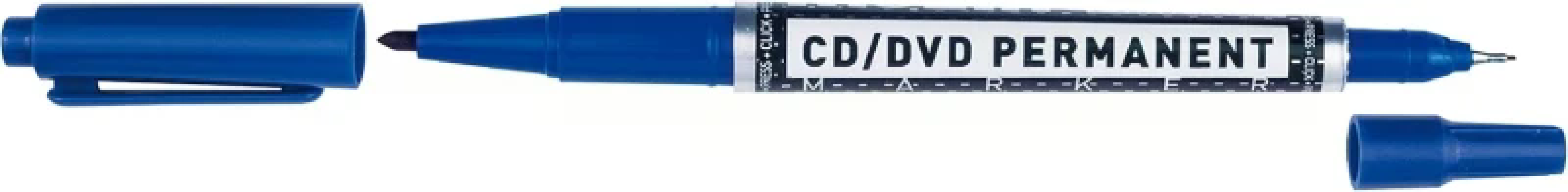 Molin  Pennarello indelebile Molin per CD DVD - Doppia punta 04 e 1 mm