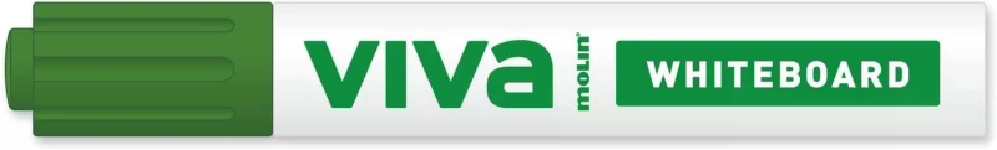 Molin  Pennarello per lavagna bianca Molin Viva - Punta tonda in fibra sintetica - Tratto da 3 mm