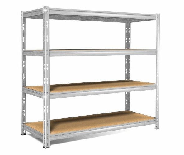 Ama Scaffale legno metallo a incastro L150xH180xP60